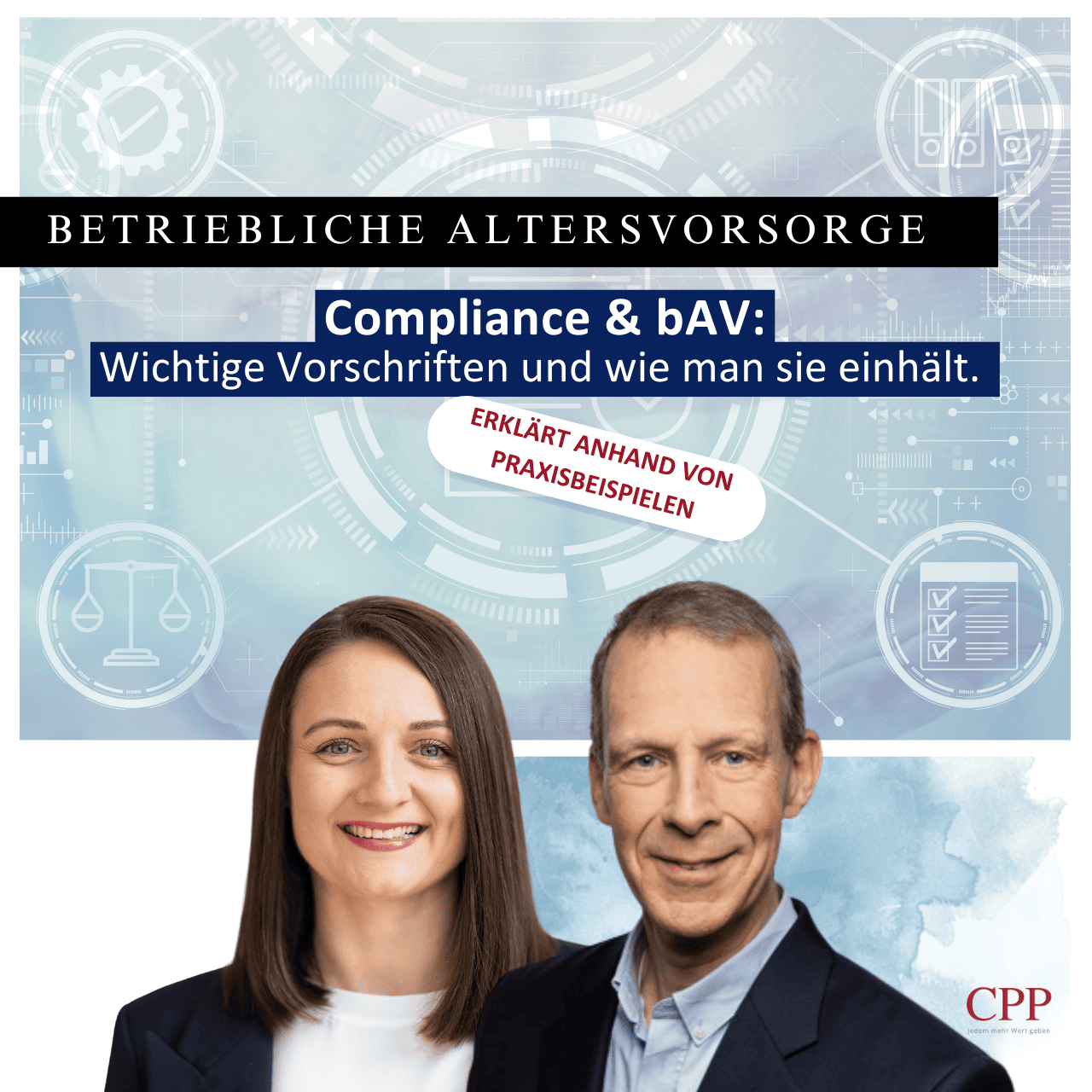 Beratung zur betrieblichen Altersvorsorge und Compliance in Unternehmen.